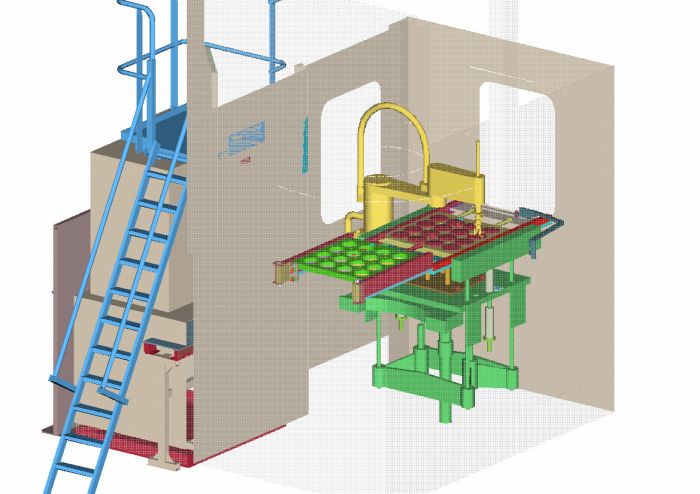 Îlot de production en injection caoutchouc