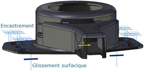 calcul de structure - Armature de support moteur